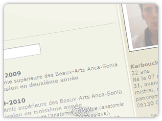 CV Edouard Karbouche portfolio infographiste we bdesign